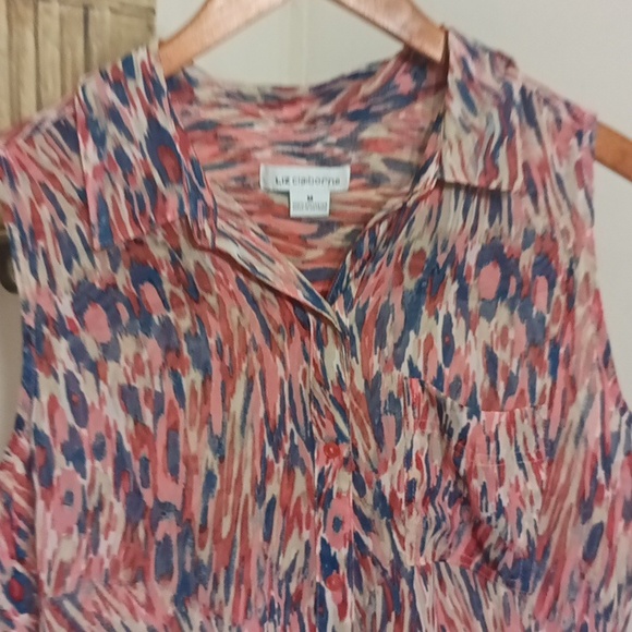 Liz Claiborne button down blouse - Picture 5 of 6